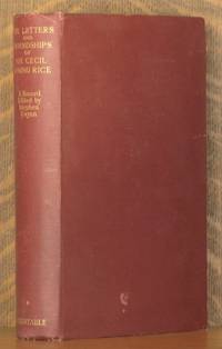 THE LETTERS AND FRIENDSHIPS OF SIE CECIL SPRING RICE- VOLUME 1 ONLY by Cecil Spring Rice, Stwphen Gwynn ed - 1930