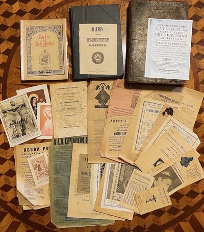 [MEXICAN RELIGIOUS ARCHIVE OF EPHEMERA AND PRINTED BOOKS - 33 items dating from 1759-1941]