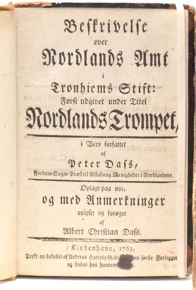 Beskivelse over Nordlands Amt i Trondhiems …