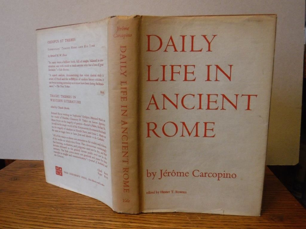 Daily Life In Ancient Rome Carcopino Jérôme Carcopino Wikipedia