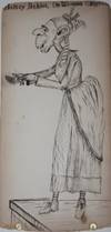 Collection of 46 Pen-and-Ink Caricatures, Mid-19th Century, from New England probably