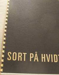 Sort på hvidt.