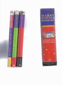 cover of THREE VOLUME Boxed set: Harry Potter & the Philosopher's (aka Sorcerer's ) Stone; -the Chamber of Secrets; -the Prisoner of Azkaban -THREE Books in a Slipcase ( Box / Boxed / Slipcased Set )( Vol. 1, 2, 3 )