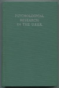 Psychological Research in the U.S.S.R.: Volume 1