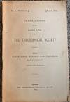 The Knowledge Needed for Progress. Transactions of the London Lodge of the Theosophical Society #1, New Series March 1913