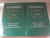 Strindberg&#039;s Letters; TWO VOLUME SET by Michael Robinson - 1002