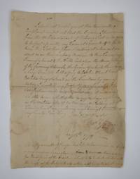 Autograph Letter Signed, from Thomas Galbraith to General Edward Hand, complaining of the military's depredations to his property