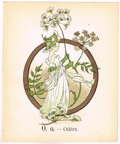Prinsarnes Blomsteralfabet. O. o. – Odört.