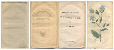 Linnéska samfundets handlingar för år 1832.