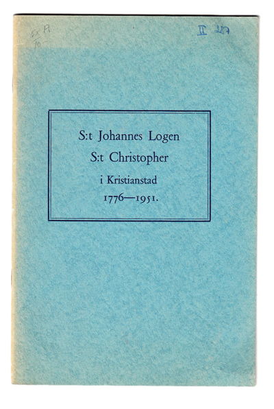 S:t Johannes Logen S:t Christopher i Kristianstad…