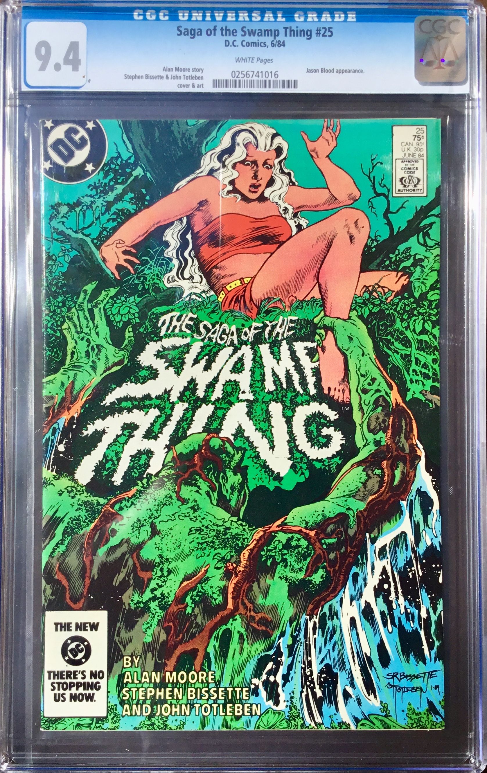 スワンプシング #25 コンスタンティン初登場 DCアメコミ The SAGA of THE SWAMP THING No. 25 (June 1984) CGC Graded 9.4 (NM