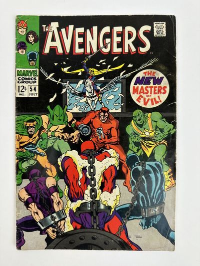 Marvel Comics Group, 1968. Features 1st appearance of Ultron. Condition: VG/FN with age toning and s...