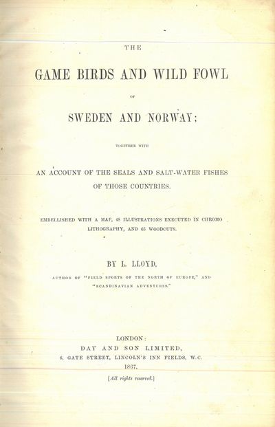 The game birds and wild fowl of Sweden and Norway…