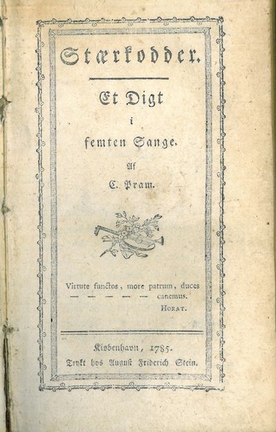 Stærkodder. Et Digt i femten Sange.