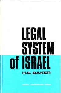 The Legal System of Israel.