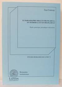 Le paragraphe oral en français L1, en suédois L1…