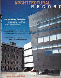 "Architectural Record, November 2001: Vol. 189, No. 11&#11;"