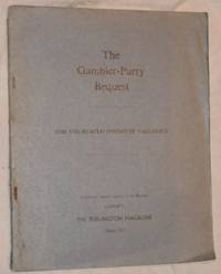 The Gambier-Parry Bequest: articles on various aspects of the Bequest published in the Burlington...