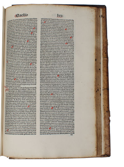 Summa theologiae - Incipit tertia pars summe sancti Thome de Aquino. Questio prima deconnenientia incarnationis. - [THE "FIVE WAYS" OF PROVING THAT GOD EXISTS] (photo 6)