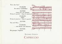 Programmheft Neuinszenierung CAPRICCIO von Richard Strauss. Premiere 11. Oktober 1998...