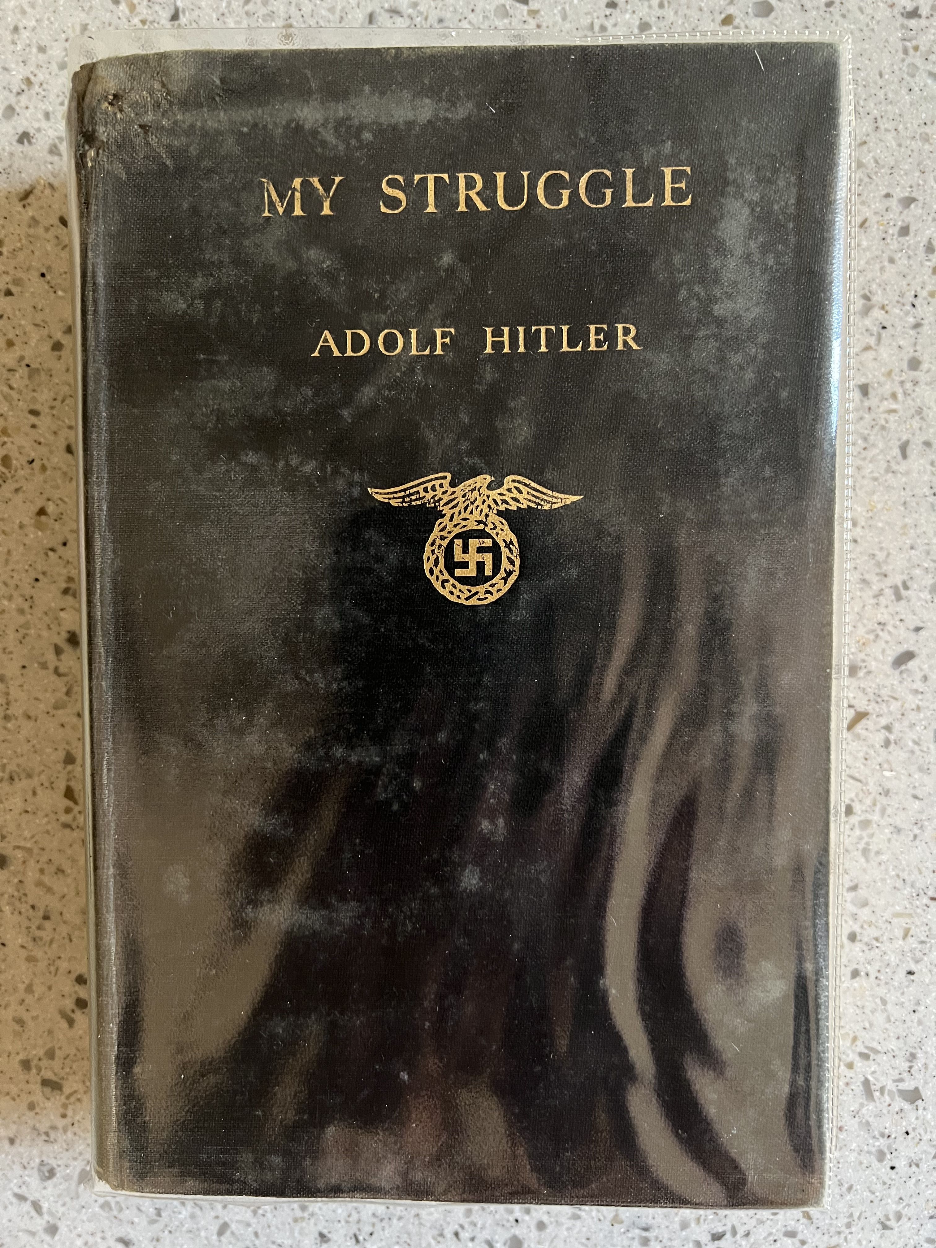 Mein Kampf by Adolf Hitler | Hardcover, war damaged