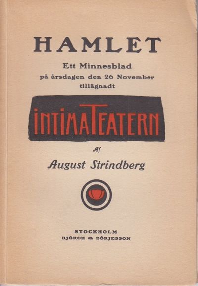 Hamlet. Et minnesblad på årsdagen den 26 November…