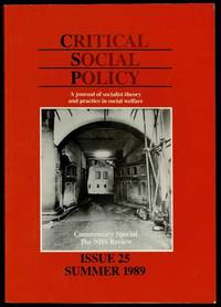 Critical Social Policy Issue 25 Summer 1989