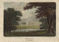 View of  the Country House, Badminton House, after J. Britton by W. Angus.