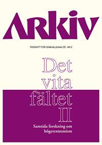 Arkiv. Tidskrift för samhällsanalys nr 2. Det…