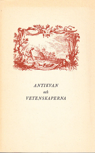 Antikvan och vetenskaperna. Svensk typografi…