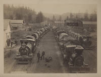 Two Albumen Photographs of Lumbering in Eureka, Calif., c. 1890
