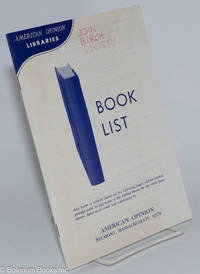 cover of Book List