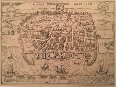 Visbia Gothorum. (Fra Braun Hogenberg : De…