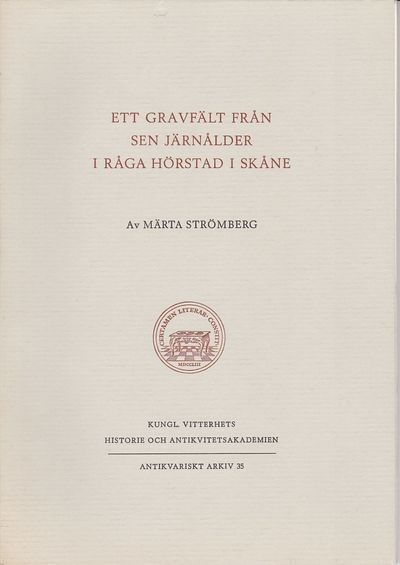 Ett gravfält från sen järnålder i Råga Hörstad i…