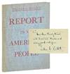 Report to the American People [Inscribed and Signed with Typed Letter Signed Laid in]