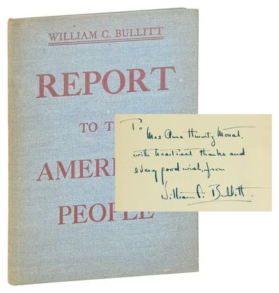 Report to the American People [Inscribed and Signed with Typed Letter Signed Laid in]