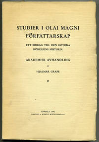 Studier i Olai Magni författarskap. Ett bidrag…