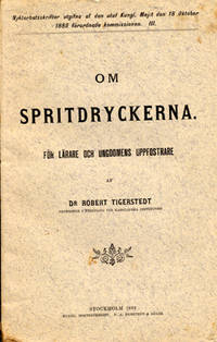 Om spritdryckerna. För lärare och ungdomens…
