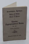 Constitution, By-Laws, Rules of Order and Scale of Prices of Eureka Typographical Union, No. 207, Eureka, California, Organized August 30, 1886