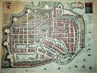 image of ENCHUSAE (double page hand colored map)