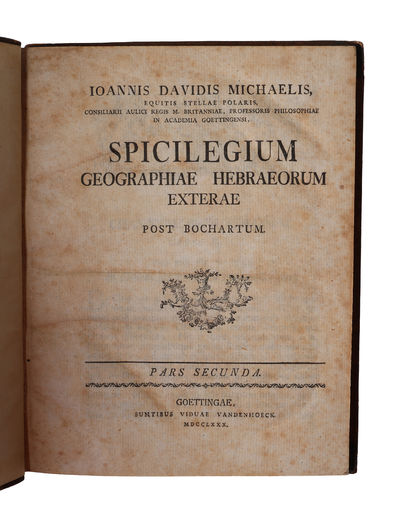 Spicilegium Geographiae Hebraeorum Exterea Post Bochartum. 2 vols. (photo 2)