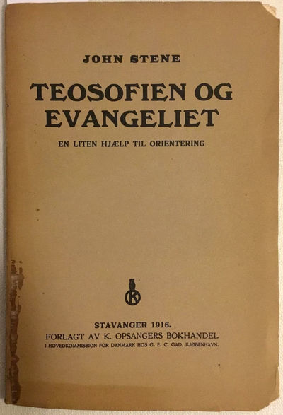 Teosofien og evangeliet. En liten hjælp til…