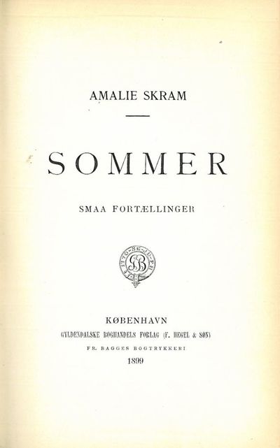 Sommer. Smaa fortællinger.
