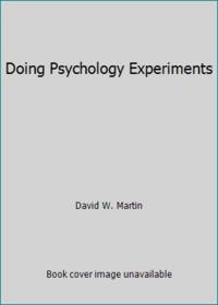 Doing Psychology Experiments