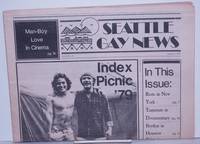 Seattle Gay News: vol. 6, #14 August 3, 1979: Index Picnic &#039;79 by Gaut, Dwight, editor, David Haining, Bruce Stores, Sue Transman, et al - 1979