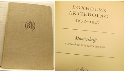 Boxholms aktiebolag 1872-1947. Minnesskrift.