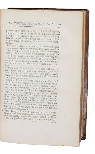 Flora Lapponica exhibens Plantas per Lapponiam Crescentes, secundam Systema Sexuale Collectas in Itinere... Additis Synonymis, & Locis Natalibus Omnium, Descriptionibus & Figuris Rariorum, Viribus Medicatis & Oeconomicis Plurimarum. (photo 3)
