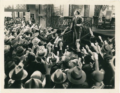 Culver City, CA: Columbia Pictures, 1932. Two vintage reference photographs from the 1932 film. Duri...