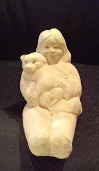 INUIT WOMAN WITH DOG