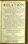 Nouvelle relation contenant les voyages de Thomas Gage dans la nouvelle Espagne, ses diverses aventures, et son retour dans la Province de Nicaragua jusqu'à la Havane